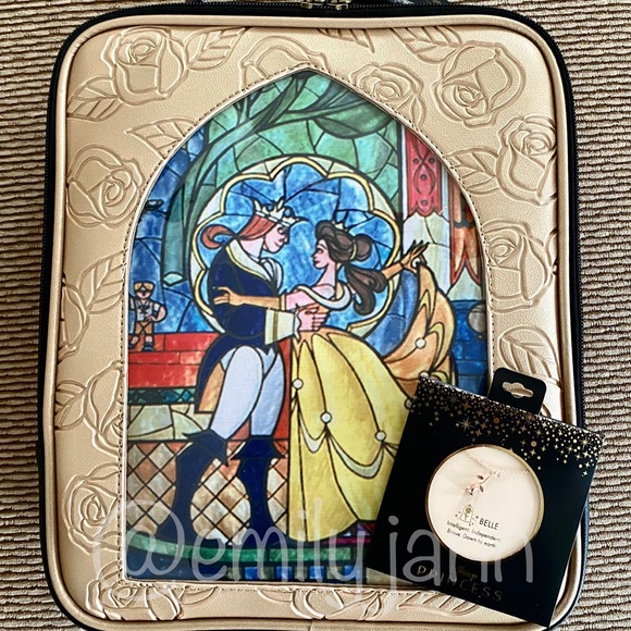Loungefly Handbags - Beauty & the Beast✨Backpack Set